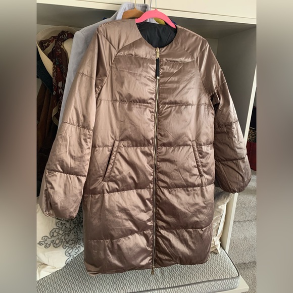 Massimo Dutti !!!!Reversible … Feather down car coat. - Picture 2 of 6